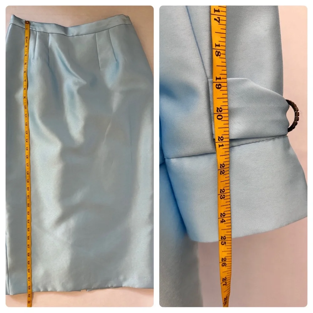 Lily & Taylor New York GORGEOUS LUXURY Women’s Suit 2pcs Size  6 Couture - Picture 11 of 13